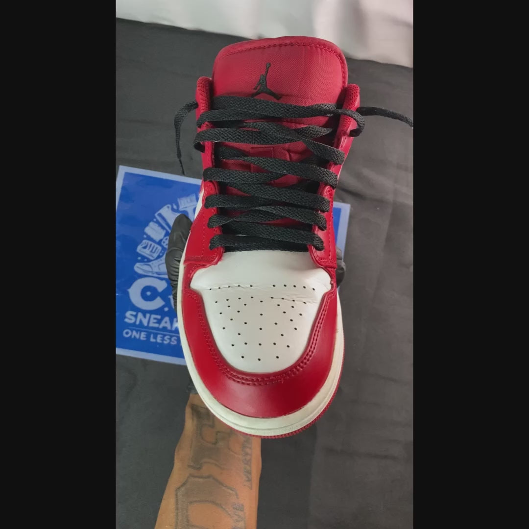 Air Jordan 1 Low 'Reverse Black Toe' Size 10.5